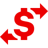 Two-way relationships icon